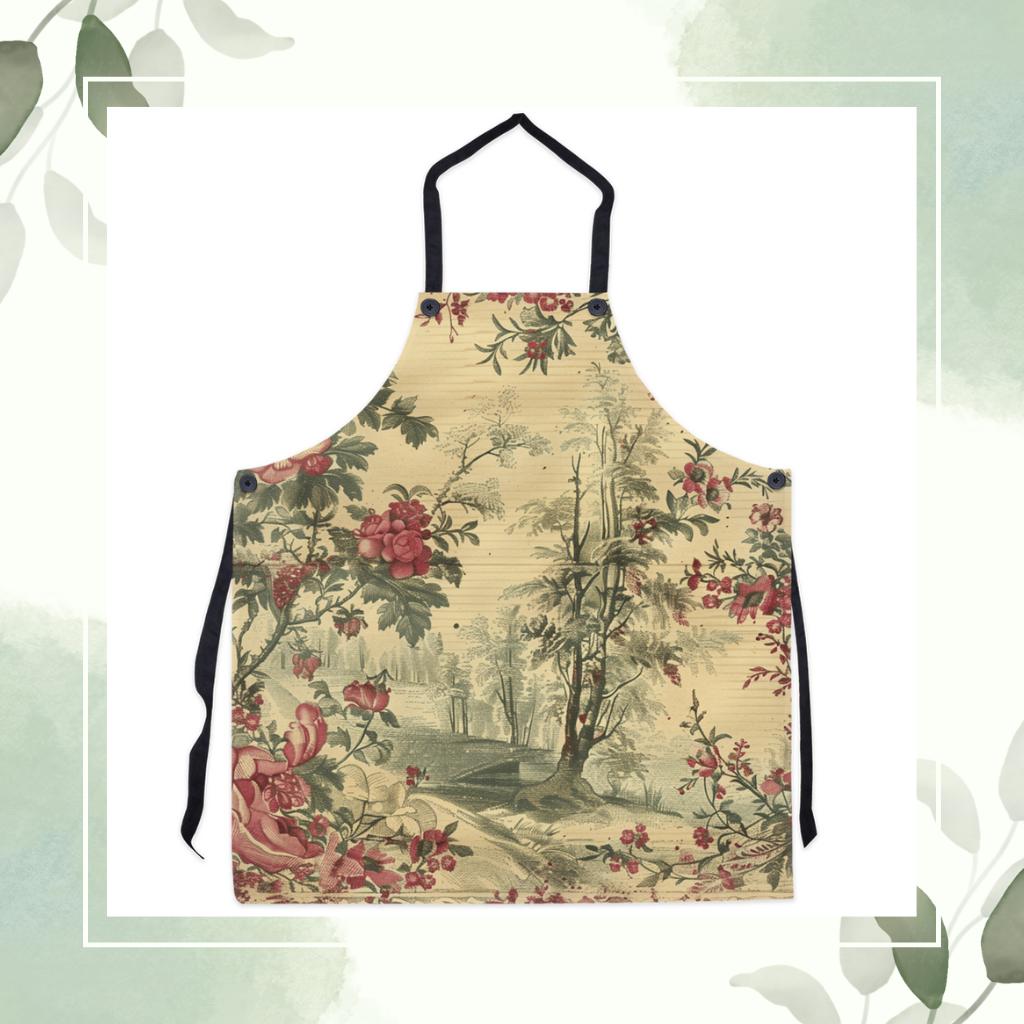 French Toile Apron