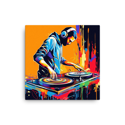 DJ Spin that Music | Thin canvas