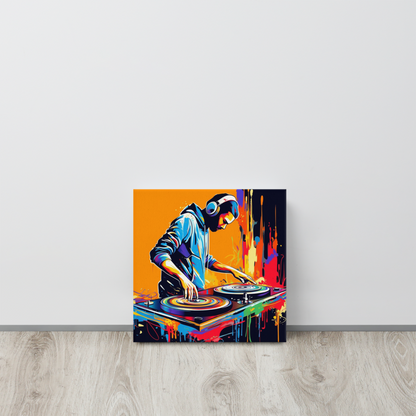 DJ Spin that Music | Thin canvas