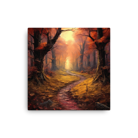 Autumn Forest Path 2 | Thin canvas