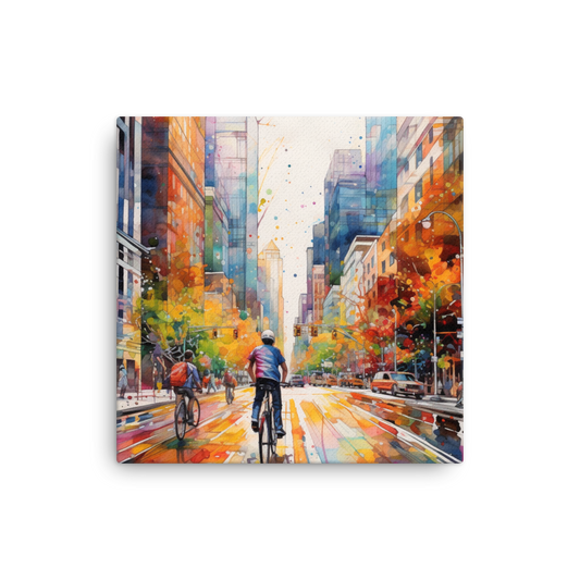 City Cycling 3 | Thin canvas