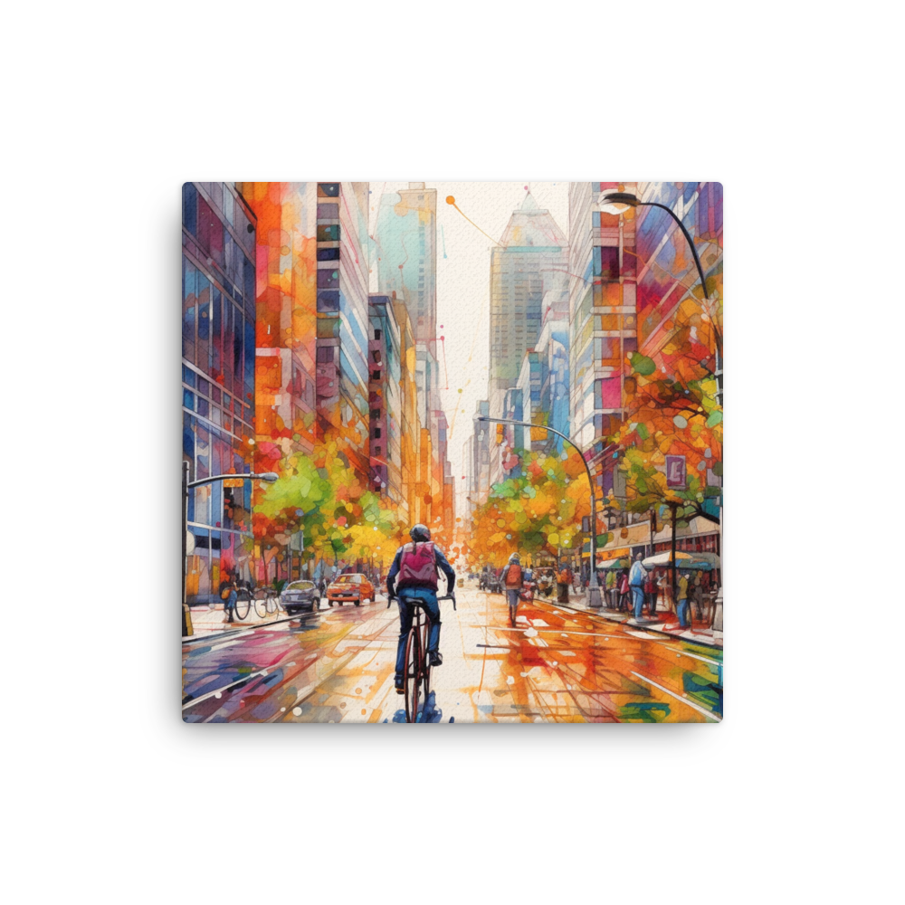 City Cycling 2 | Thin canvas