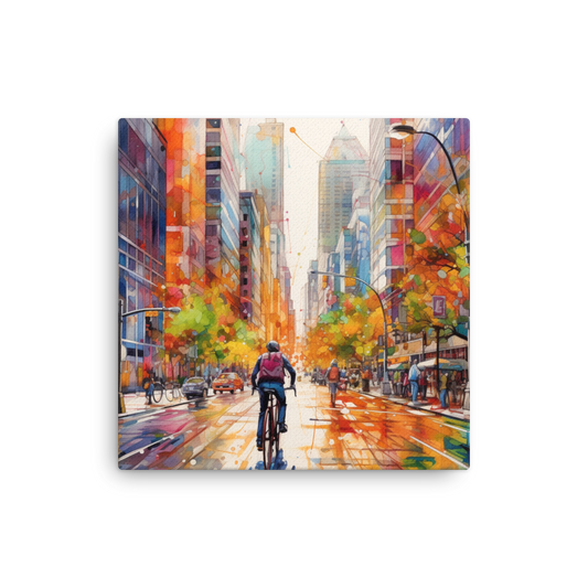 City Cycling 2 | Thin canvas