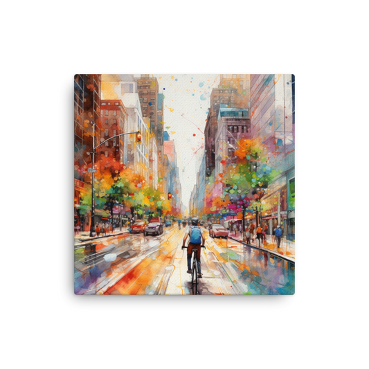 City Cycling | Thin canvas